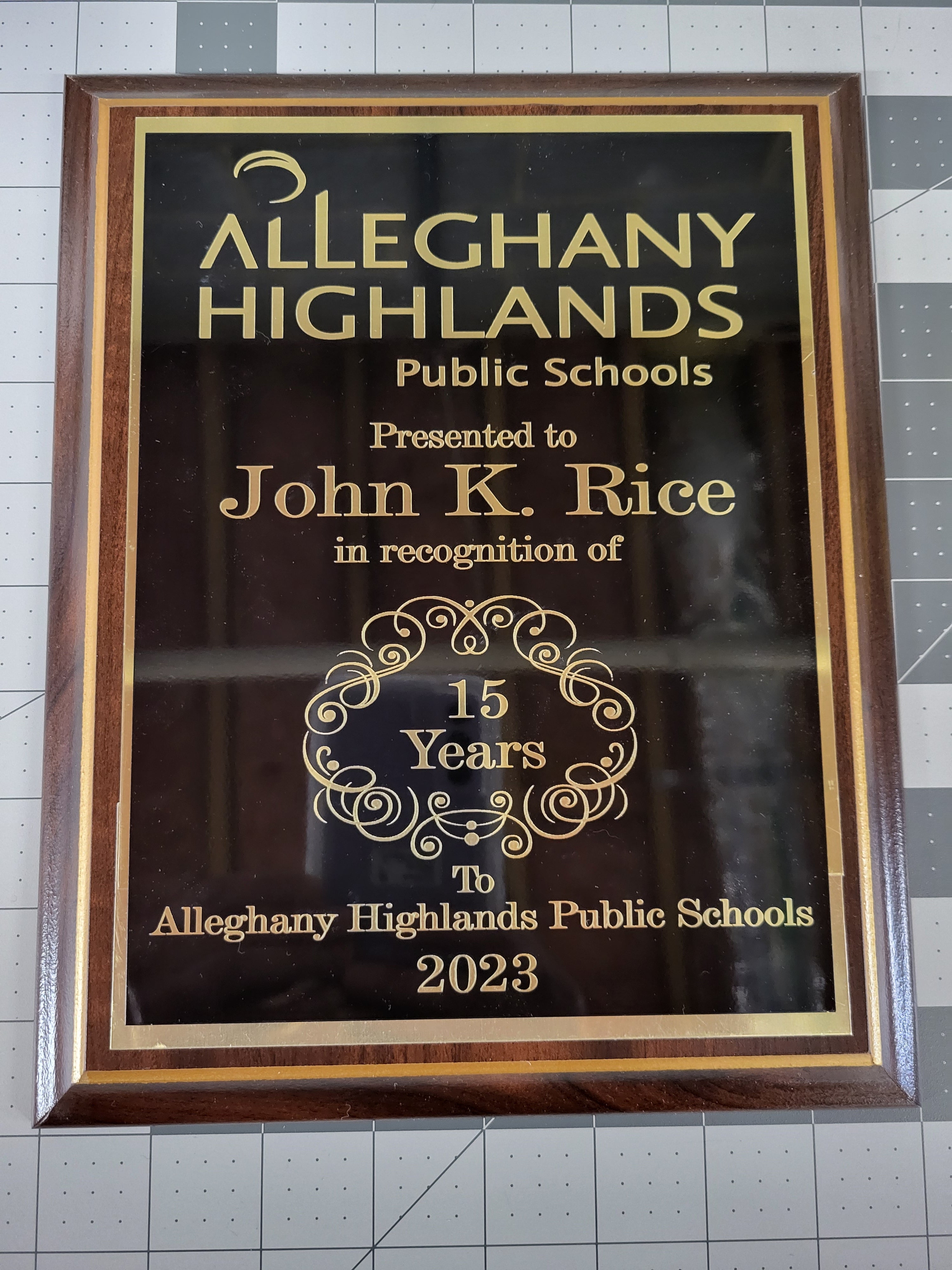 Awards & Plaques